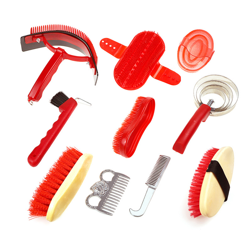 10 Piece Horse Grooming Kit With Special Bag