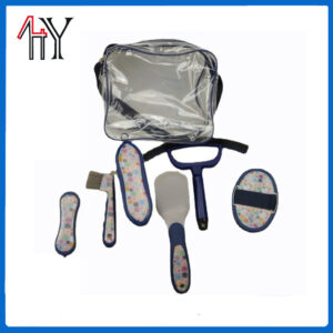 Square Bag Horse Grooming Kit PP TPE 22.8x26.6x7.6 cm