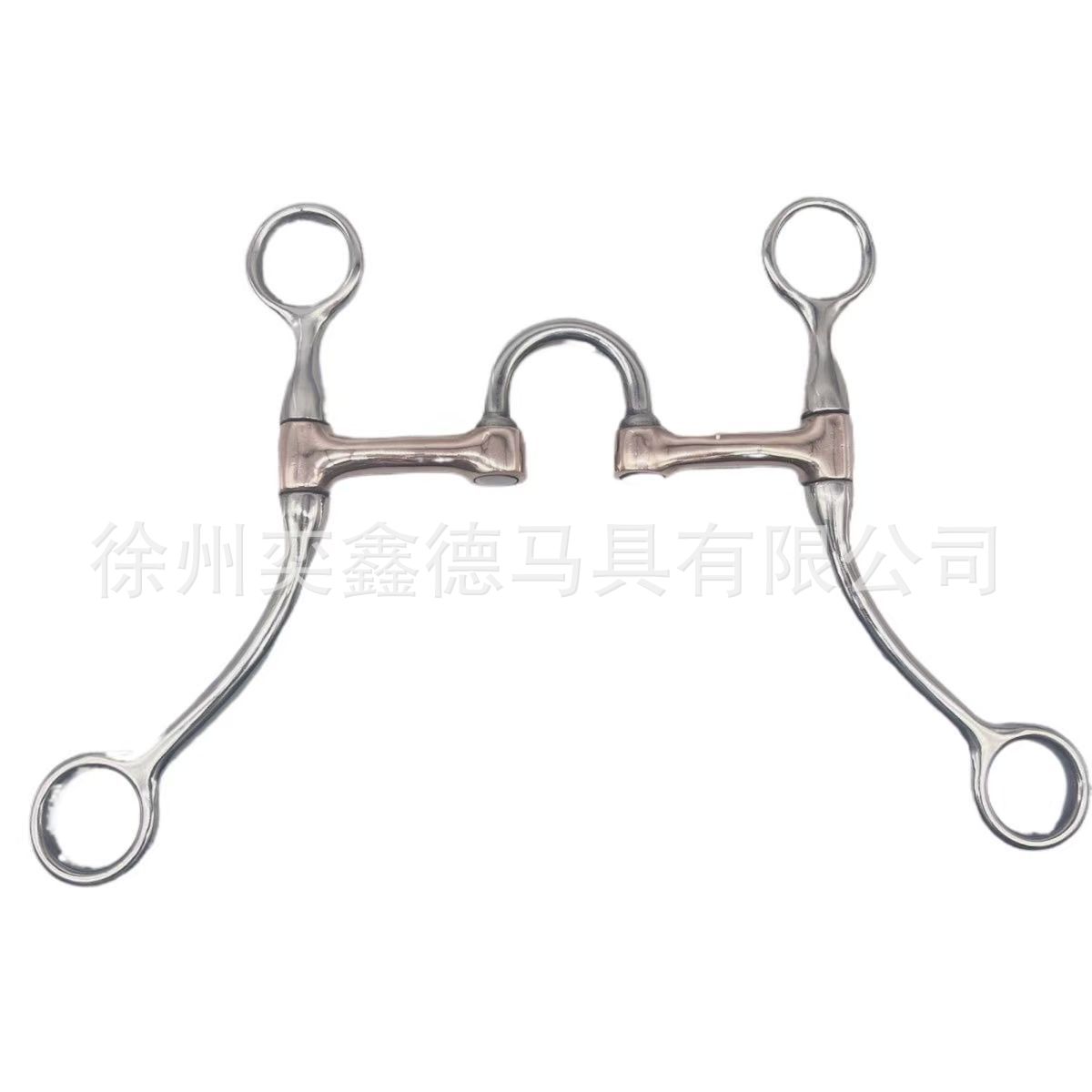 Western Horse Bit Stainless Steel Red Brass Mouthpiece