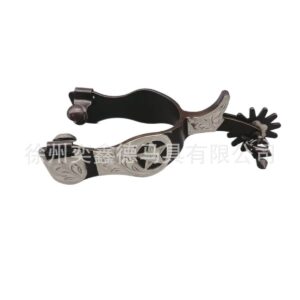 Western Equestrian German Silver Engraved Handmade Horse Spurs