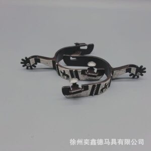 Bronze Black English American Spurs and Stirrups