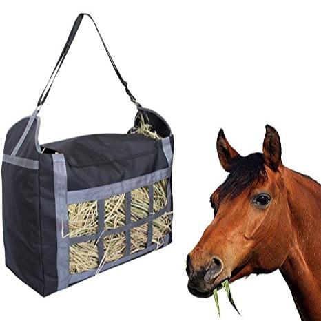 Small Hole Hay Net Slow Feed Bag Equestrian