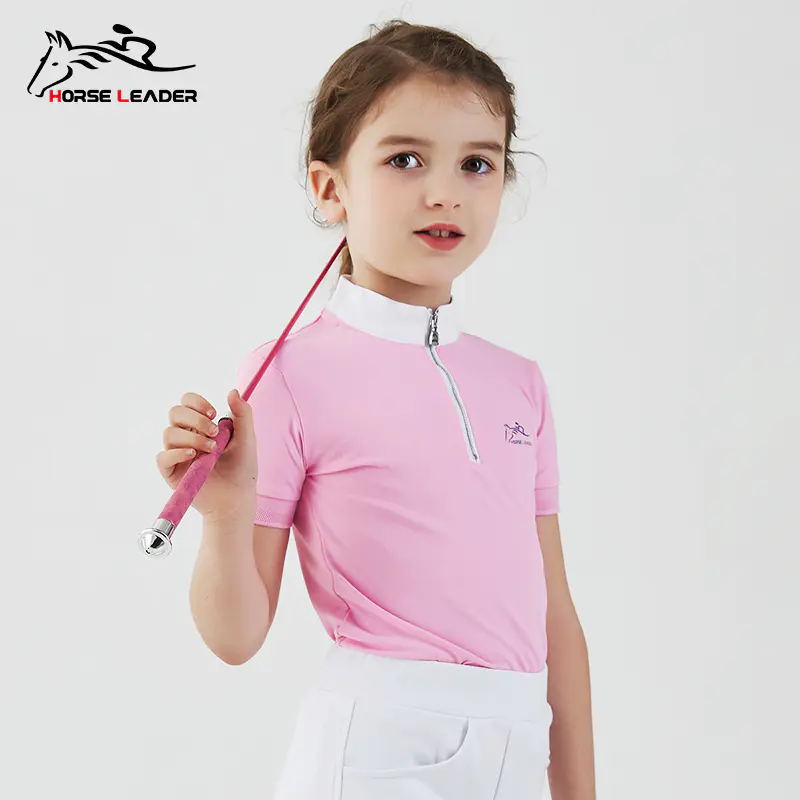 Summer Short-Sleeve Equestrian T-Shirt For Children