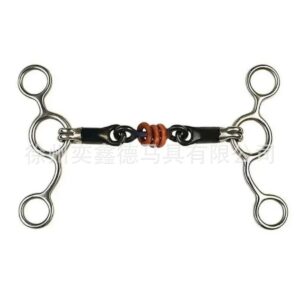 304 Stainless Steel Horse Bit Black Purple Copper Accessories Equestrian Full Set