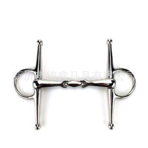 Stainless Steel Horse Bit Saddle Bridle Reins Equestrian