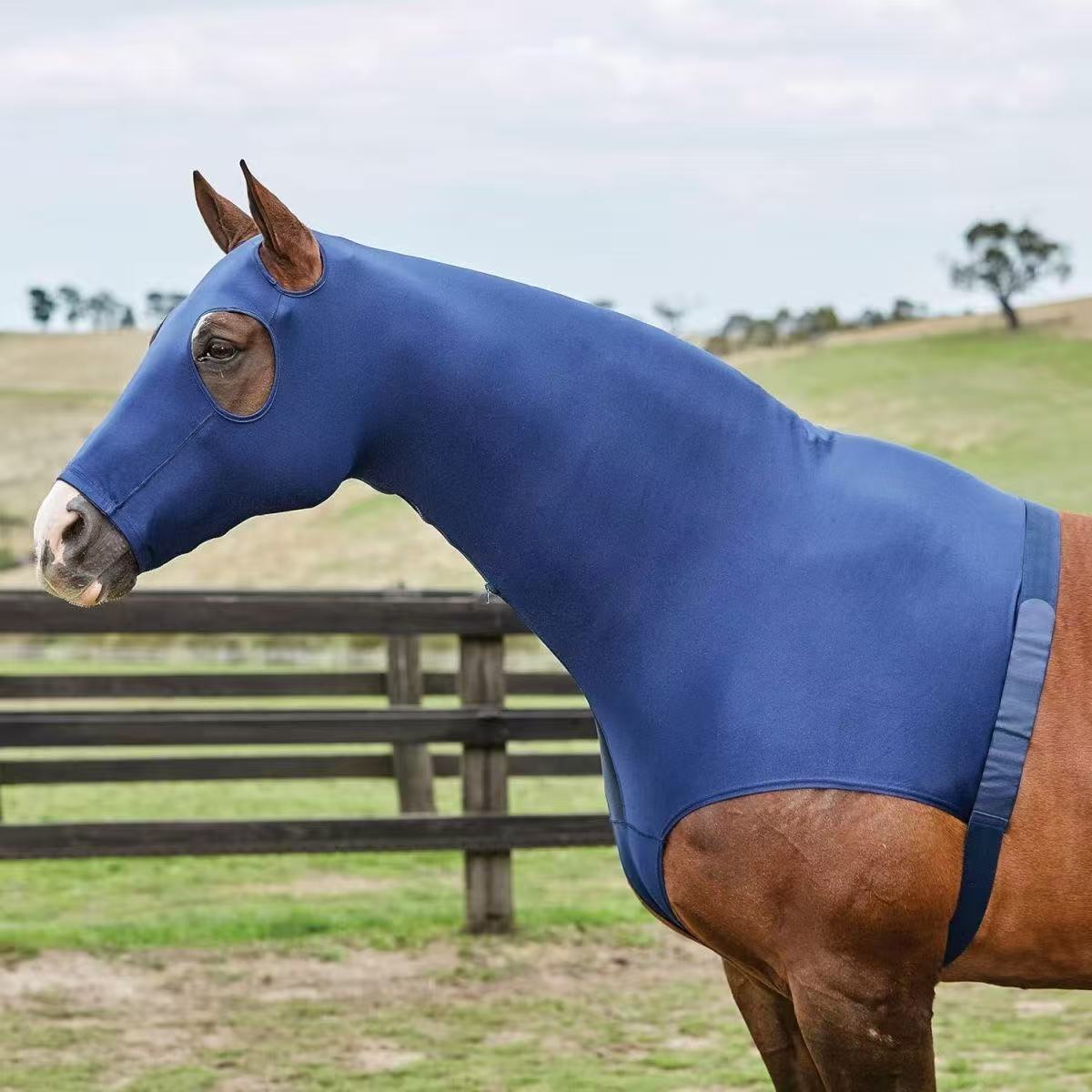 Lycra Stretch Horse Neck Cover And Shoulder Guard