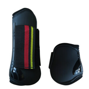 Pony Jumping Horse Tendon Boots With Neoprene Padding And Velcro