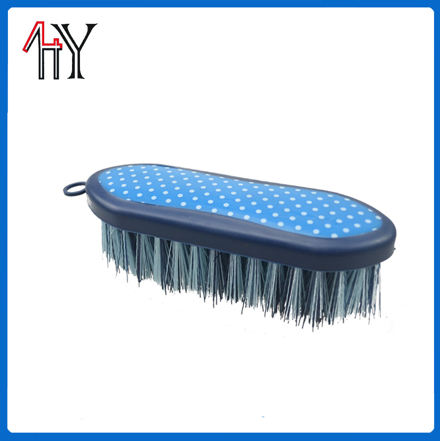 Printed Plastic Soft Rubber Horse Brush