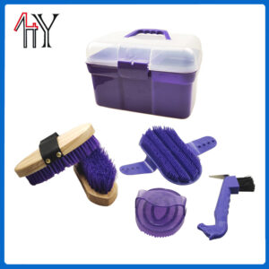 Small Toolbox Horse Grooming Kit With Brushes
