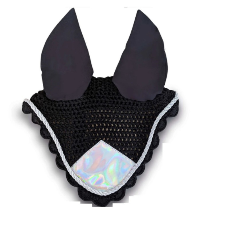 Knitted Mesh Horse Ear Cover Comfortable Equestrian Racing Gear