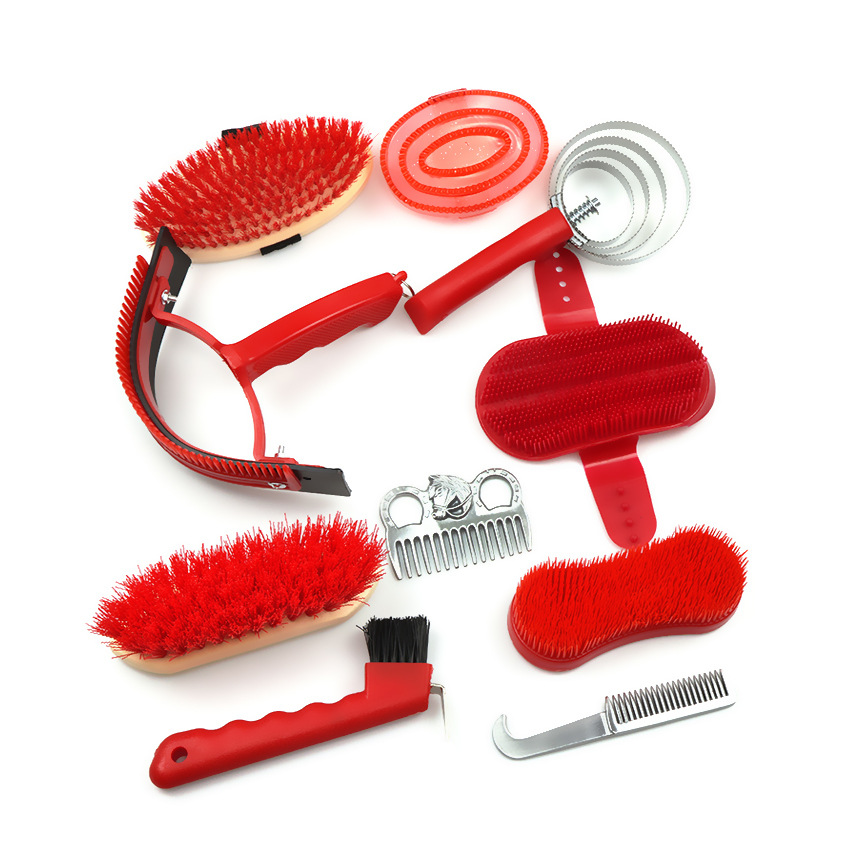 10 Piece Horse Grooming Kit With Special Bag