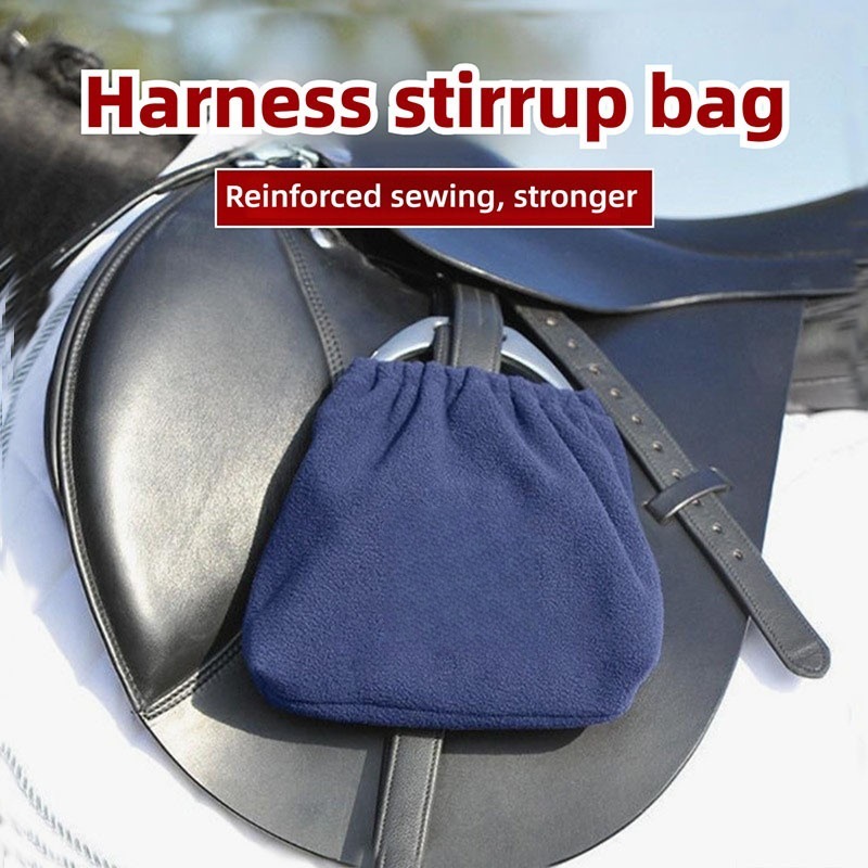 Plush Thickened Storage Bag For Horse Stirrups Equestrian Use - Image 3