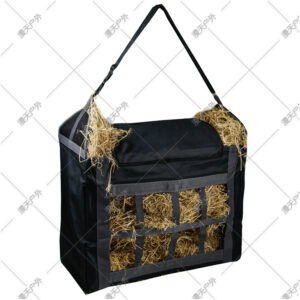 Large Capacity Horse Hay Bag 600D Oxford Cloth Black
