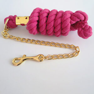 Colorful Cotton Horse Lead Rope 3-Strand Soft 0.5m Chain RP1009