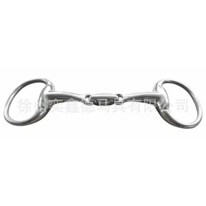 304 Stainless Steel 360-Degree Rotating Horse Bit Equestrian Accessory