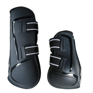 Colored Jumping Horse Tendon Boots PU Shell Neoprene Lining