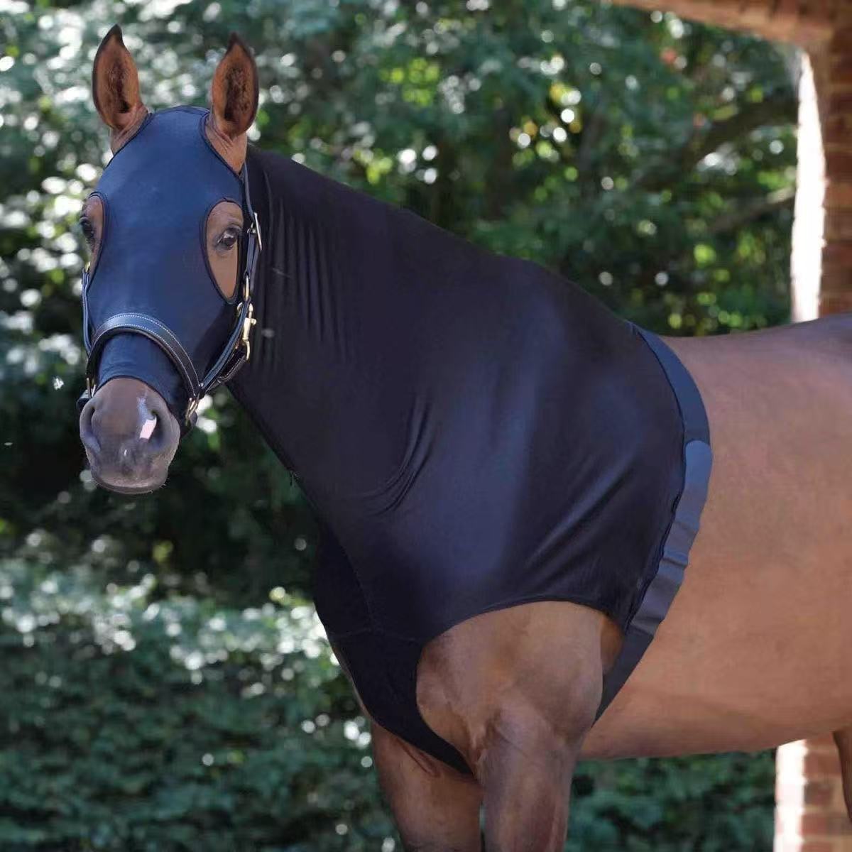 Lycra Stretch Horse Neck Cover And Shoulder Guard