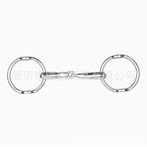 O-Ring Snaffle Bit Stainless Steel Two-Piece Horse Mouthpiece