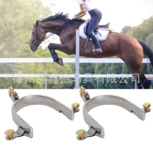 304 Stainless Steel Western Horse Spurs Equestrian Riding Equipment Universal