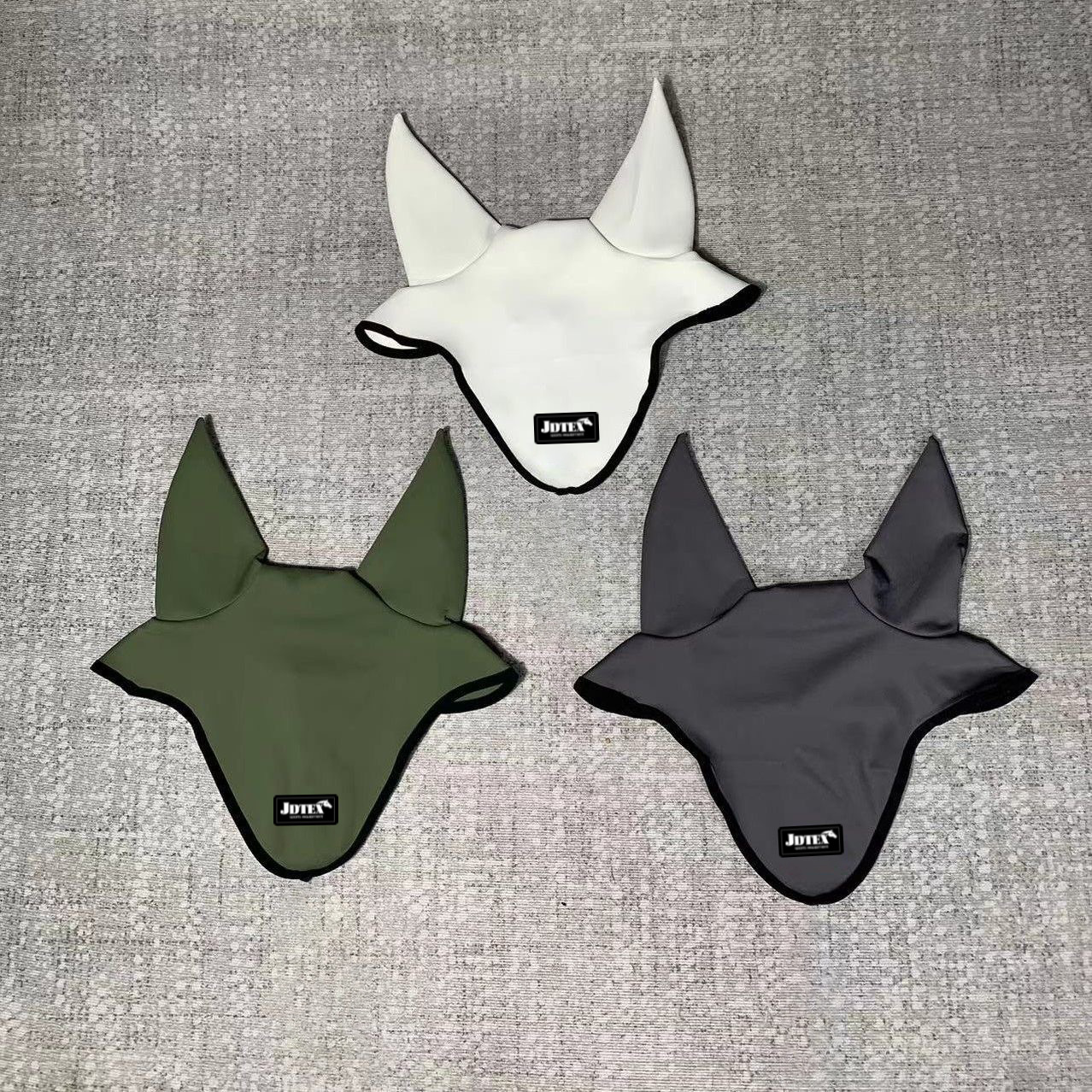 Breathable Summer Horse Fly Mask Elastic Cloth Face Cover
