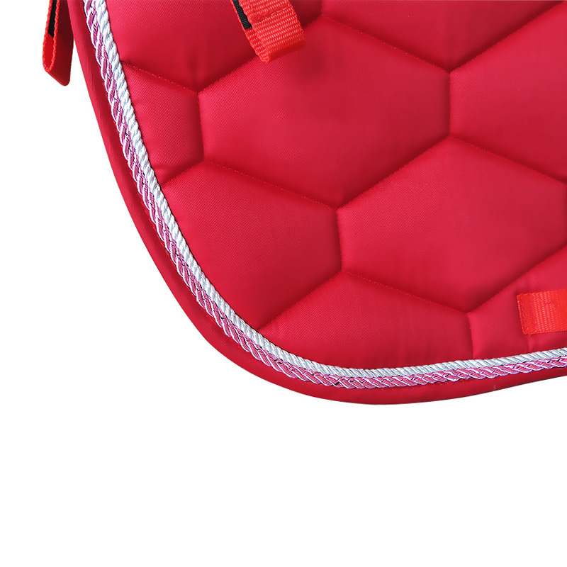 Saddle Pad Thick Cotton Filled Double Piping PD019