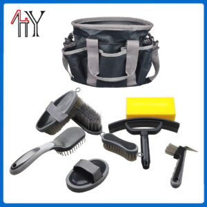 9-Piece Horse Grooming Kit PP TPE 27x27x24 cm