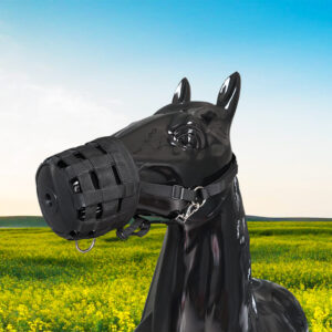 Horse Muzzle With Fleece Padding And Velcro Straps TE1005