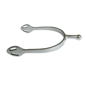 Stainless Steel Horse Spur Round End Men's 30mm Neck