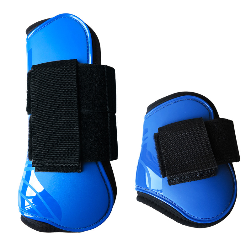 Horse Jumping Tendon Boots Nylon Hook-and-Loop Neoprene Padding