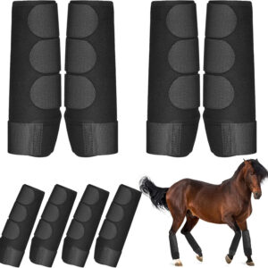 Horse Leg Protection Anti-Impact Bandage Neoprene Horse Leg Support Equestrian Gear
