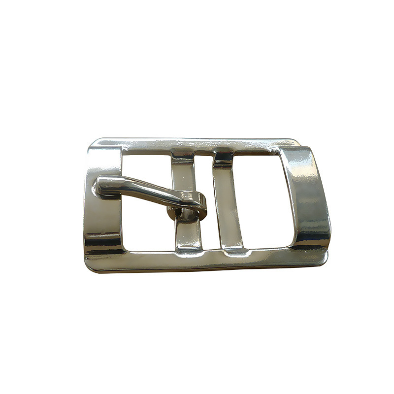 Nickel Plated Iron Horse Halter Buckle 2 mm Thick BK8105