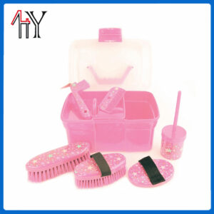 Small Toolbox Horse Grooming Kit With Brushes