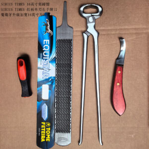Hoof Nipper Hoof Knife Rasp Three-Piece Trimming Set
