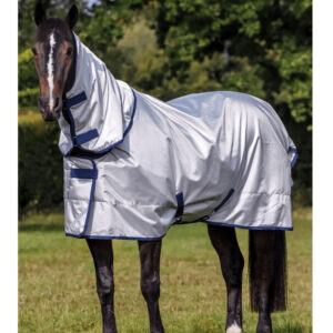Outdoor Waterproof Anti-Tear Horse Blanket with Neck Cover