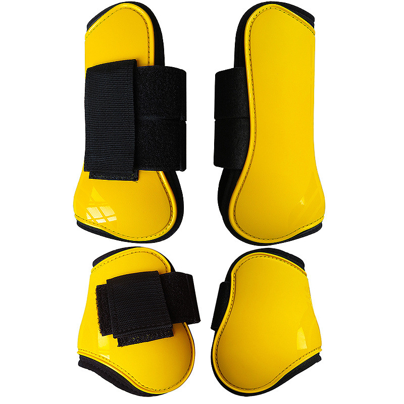 Horse Jumping Tendon Boots Nylon Hook-and-Loop Neoprene Padding