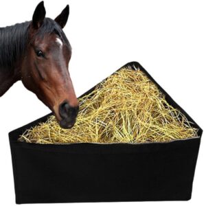 Triangular Hay Feeder Bag For Horses