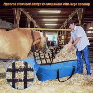 Large Capacity Horse Hay Bag Portable Zipper