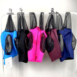 Lycra Mesh Horse Face Mask Thin Breathable Ear Cover Summer Anti-Mosquito