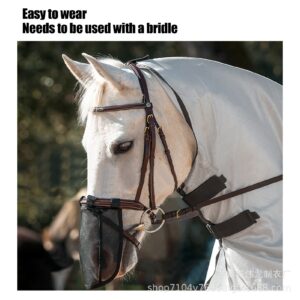 Horse Nose Cover Comfortable Mesh Protector