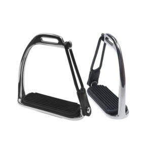 Stainless Steel Safety Stirrup 120mm with Rubber Pad ST2101