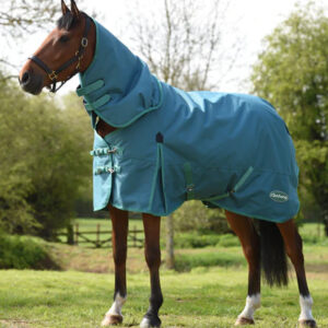 Oxford Cloth Horse Rug with Neck Cover Waterproof Printed Pattern