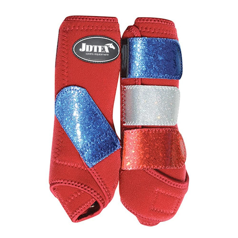 Glitter OK Cloth Horse Leg Protection Boots