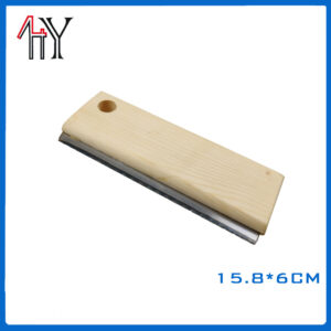 Wooden Horse Brush with High Carbon Steel 15.8x6 cm