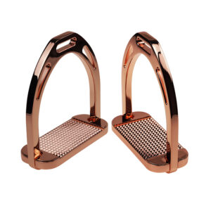 Colored Aluminum Stirrup Electroplated 120mm Stainless Steel Pad ST3120