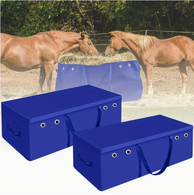 Extra large horse hay storage bag portable