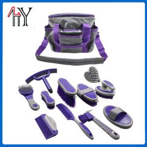 Custom Horse Brush Set PP TPE 27x27x24 cm