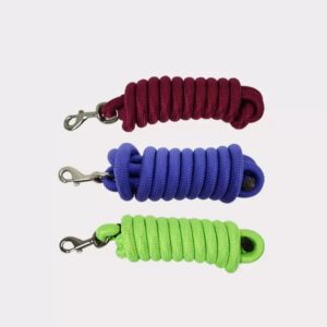 Nylon Handwoven Horse Lead Rope Multiple Colours