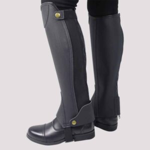 Custom Microfiber Horse Riding Half Chaps Leg Guards