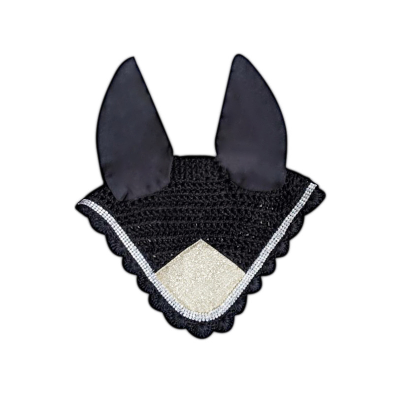 Knitted Mesh Horse Ear Cover Comfortable Equestrian Racing Gear