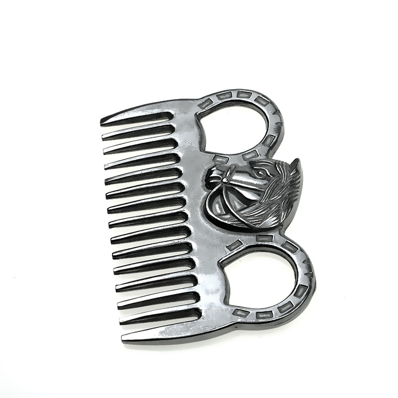 Metal Horse Comb Pet Comb Brush Surface Polished CB9050